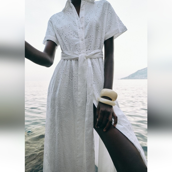 Zara Dresses & Skirts - NWT Zara Embroidered Eyelet Dress